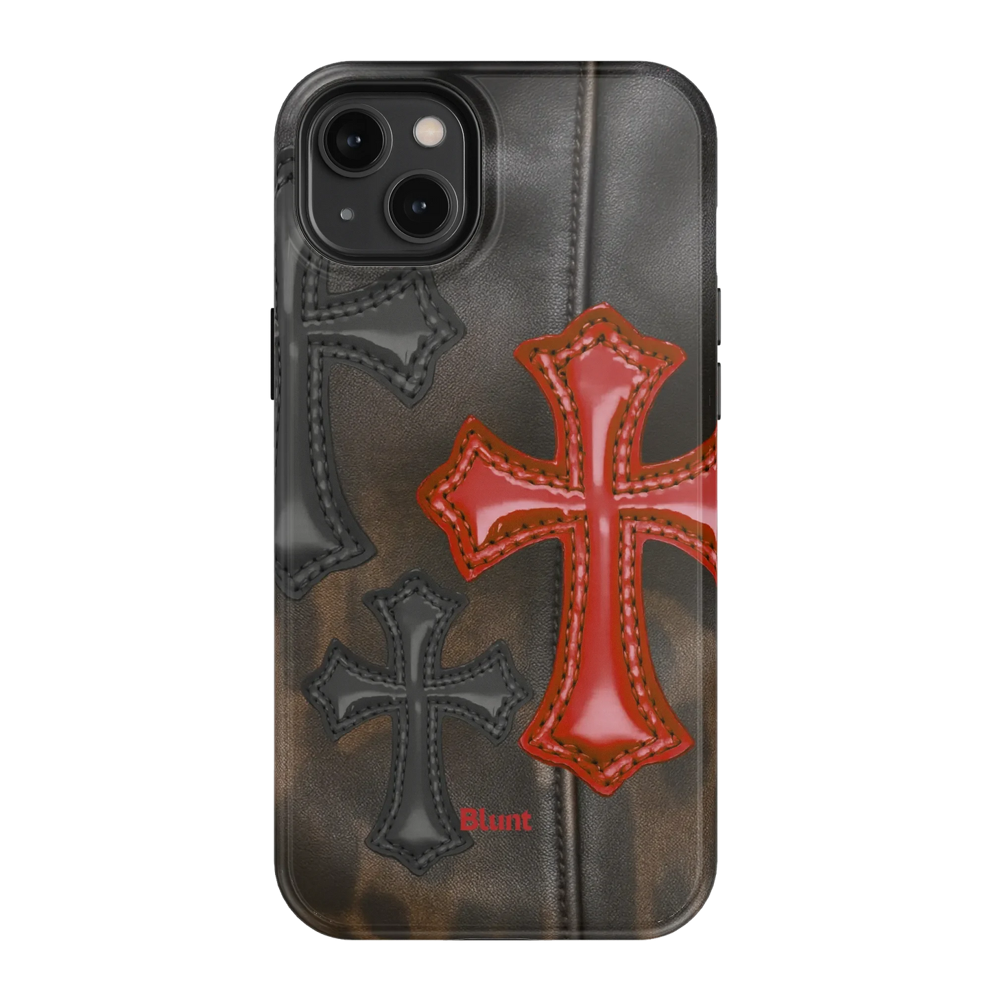 Leather Crosses iPhone Case