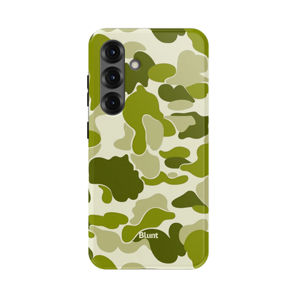 Lime Camo Samsung Case