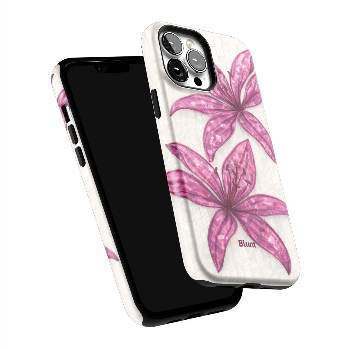 Purple-Floral-Luster-iphone-case-iPhone 13 Pro Max-5