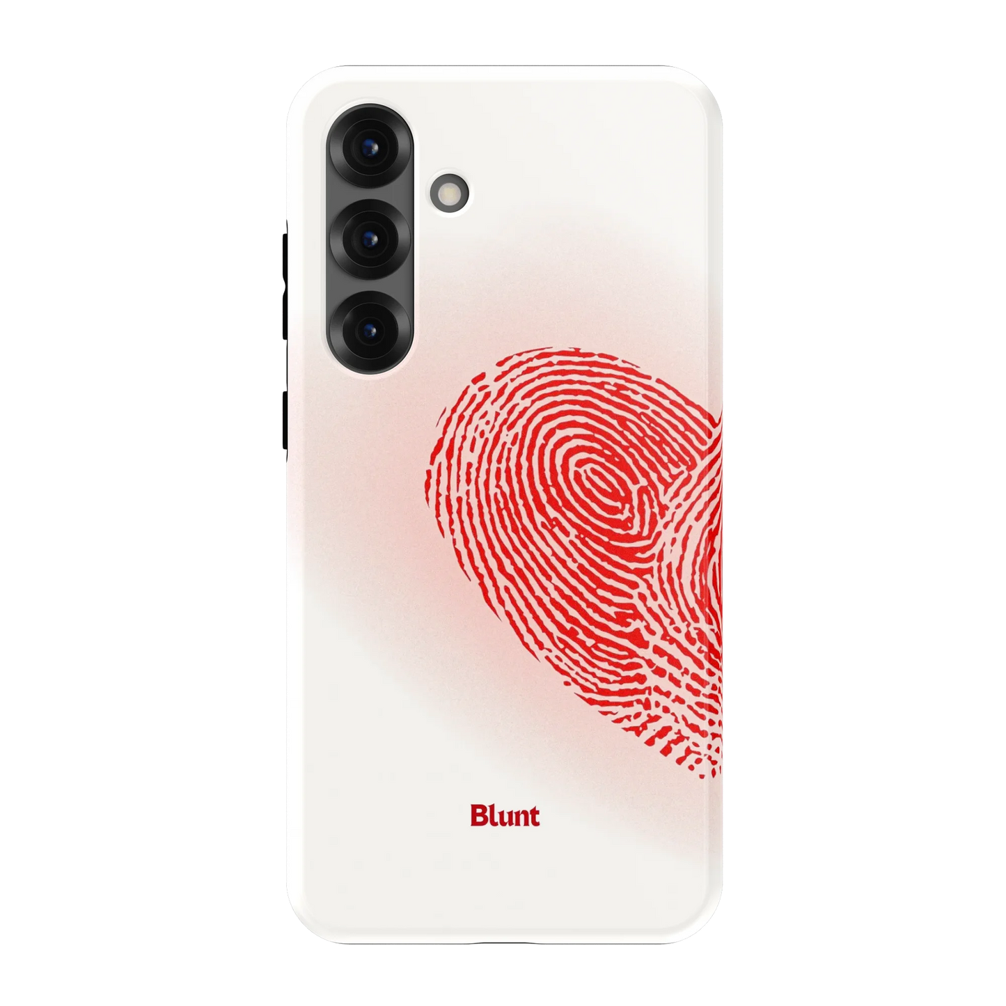 Heart Print White Samsung Case