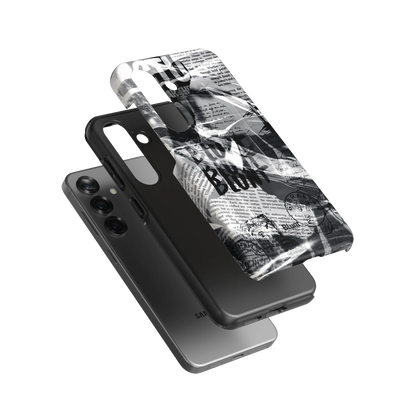 Black Love Letter Samsung Case