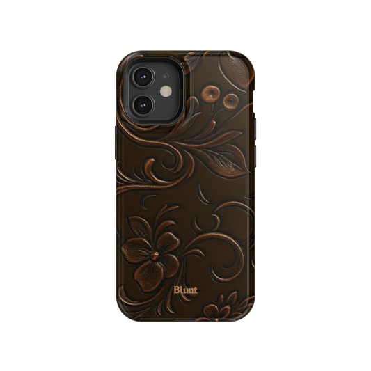 Tooled Leather iPhone Case