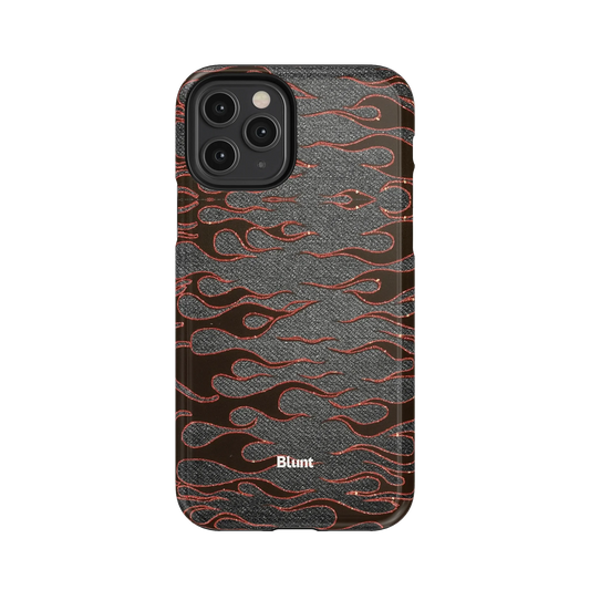 Steel Flame iPhone Case