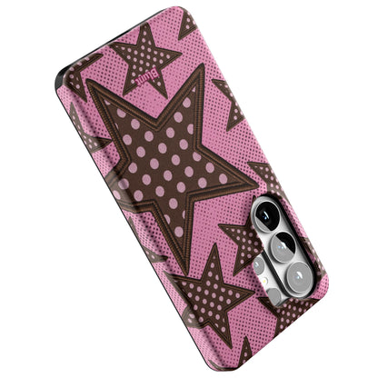 Pink-Polka-Star-samsung-case-Galaxy S26 Ultra-4