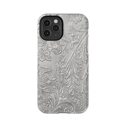 Tooled Silver iPhone Case