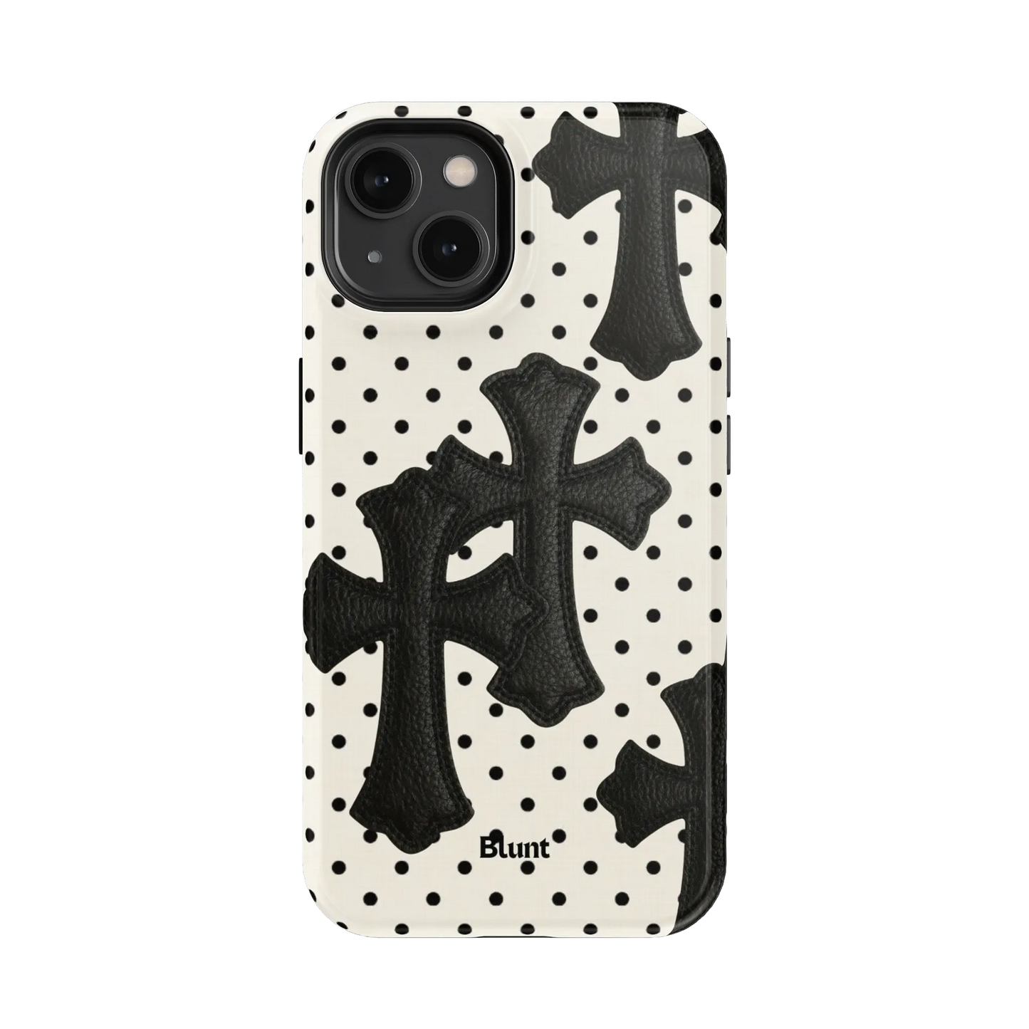 Noir Crosses iPhone Case