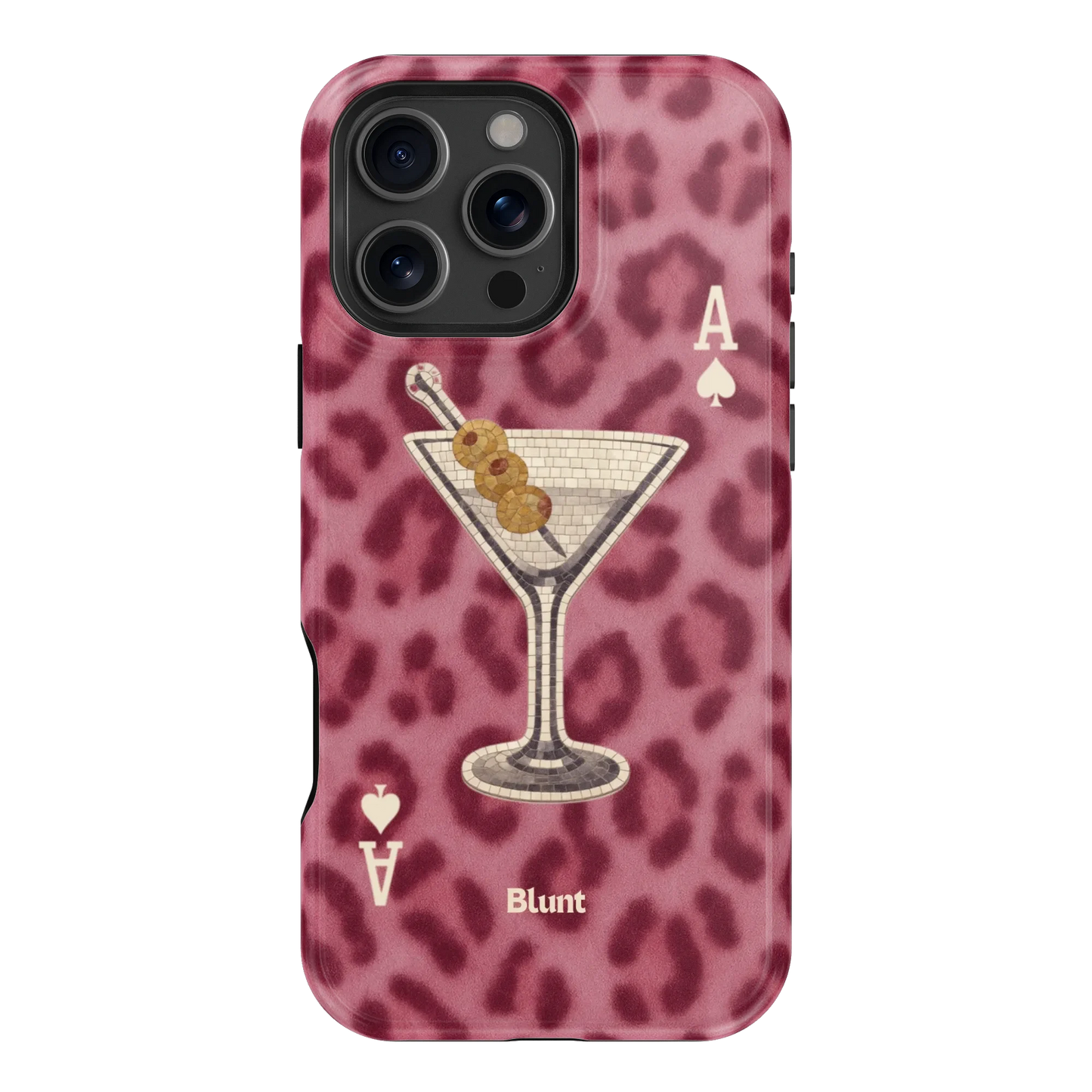 Pink Cheetah Dirty Martini iPhone Case