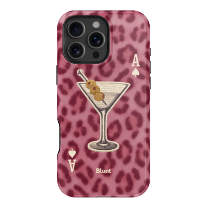 Pink Cheetah Dirty Martini iPhone Case