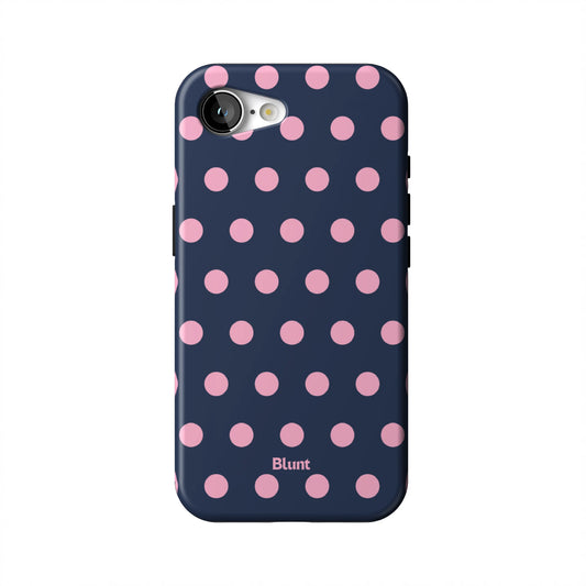 Navy-Polka-iphone-case-iPhone 17 E-1