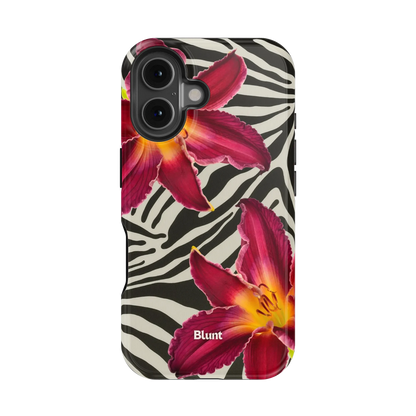 Zebra Lily iPhone Case