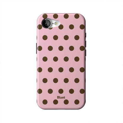 Blush-Polka-iphone-case-iPhone 17 E-1