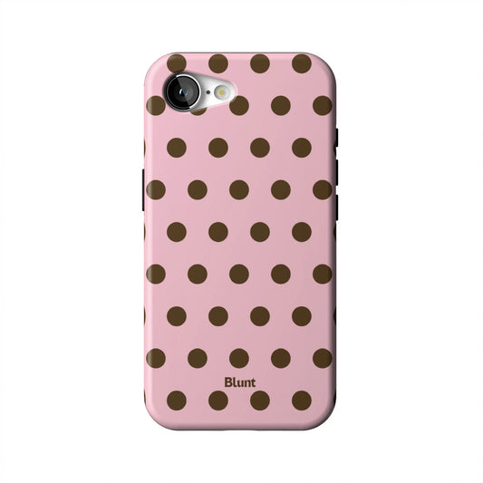 Blush-Polka-iphone-case-iPhone 17 E-1