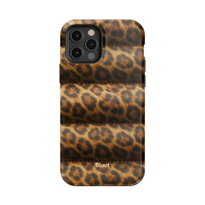 Cheetah Puffer iPhone Case