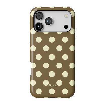 Toffee Cream Dot iPhone Case