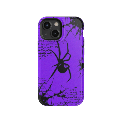 Violet Script iPhone Case