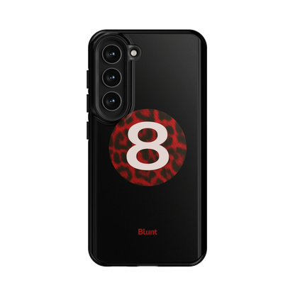 Red Cheetah Magic 8 Samsung Case