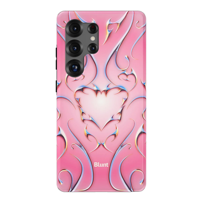 Bubble Heart Samsung Case