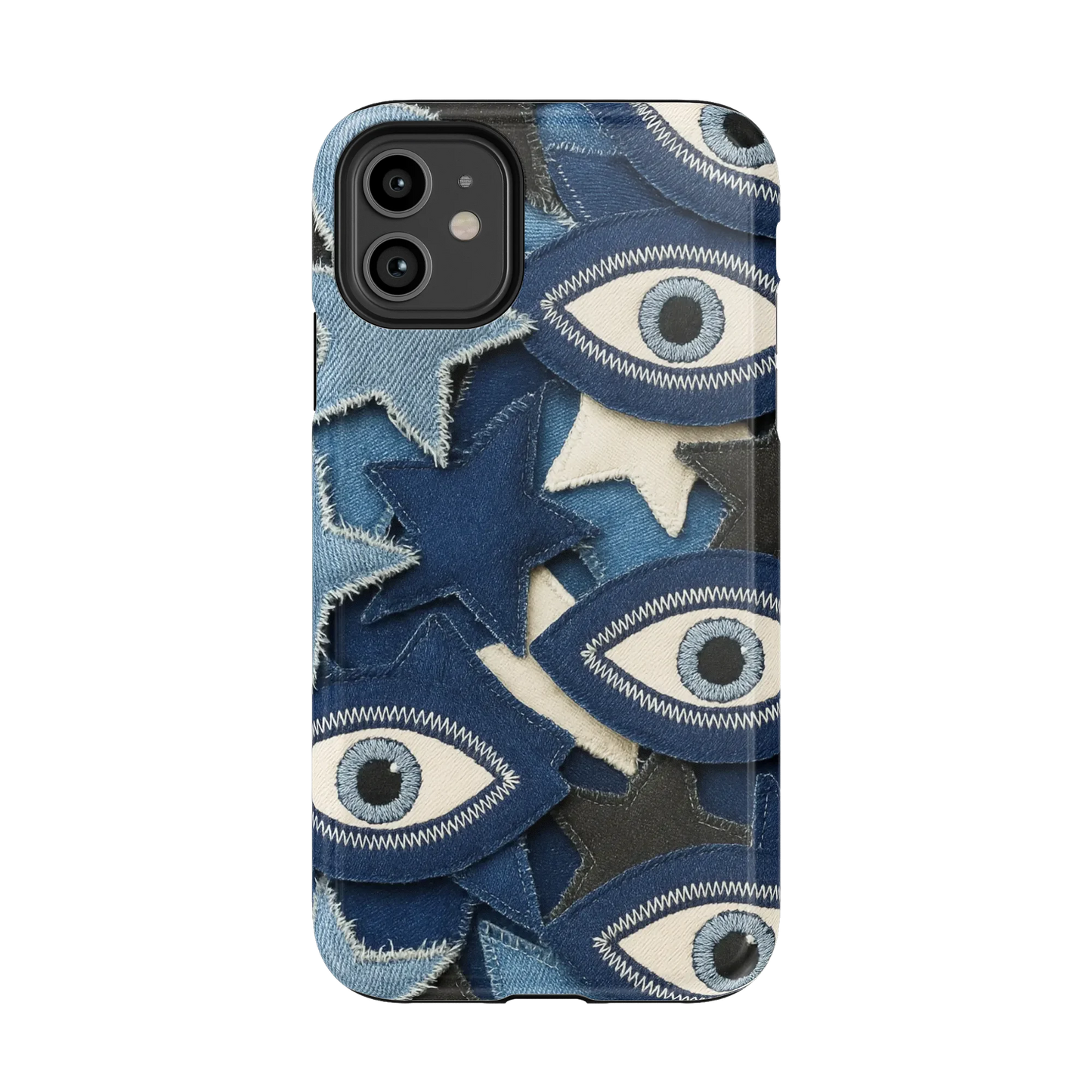 Evil Eye Denim iPhone Case