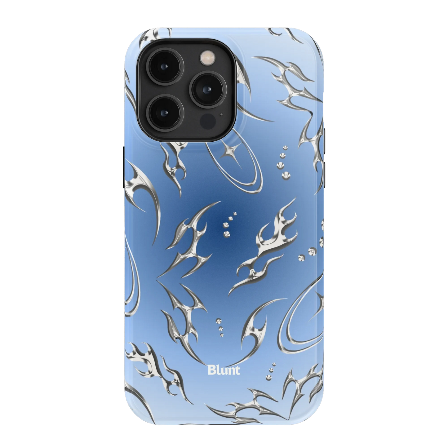 Blue Cyber iPhone Case