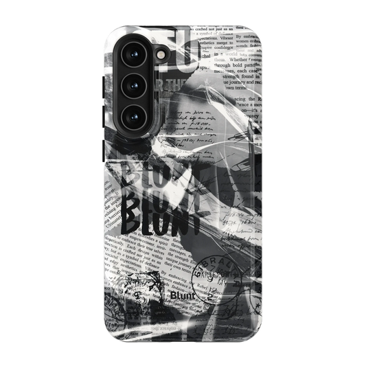 Black Love Letter Samsung Case