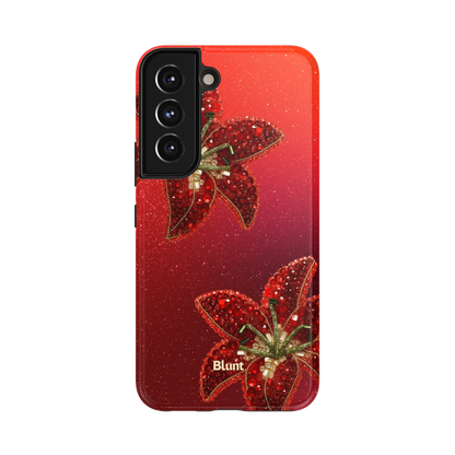 Scarlet Petals Samsung Case