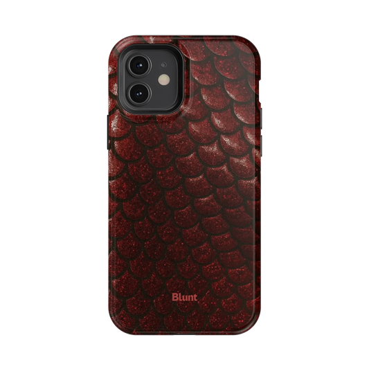 Crimson Depth iPhone Case