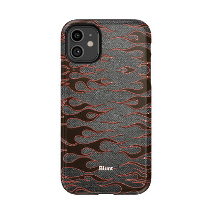 Steel Flame iPhone Case