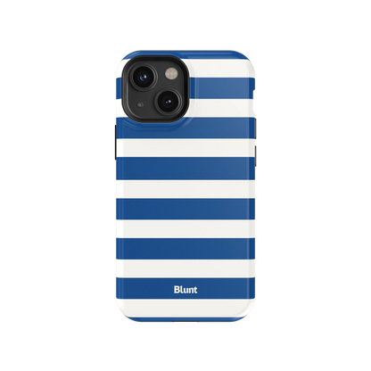Navy Stripe iPhone Case