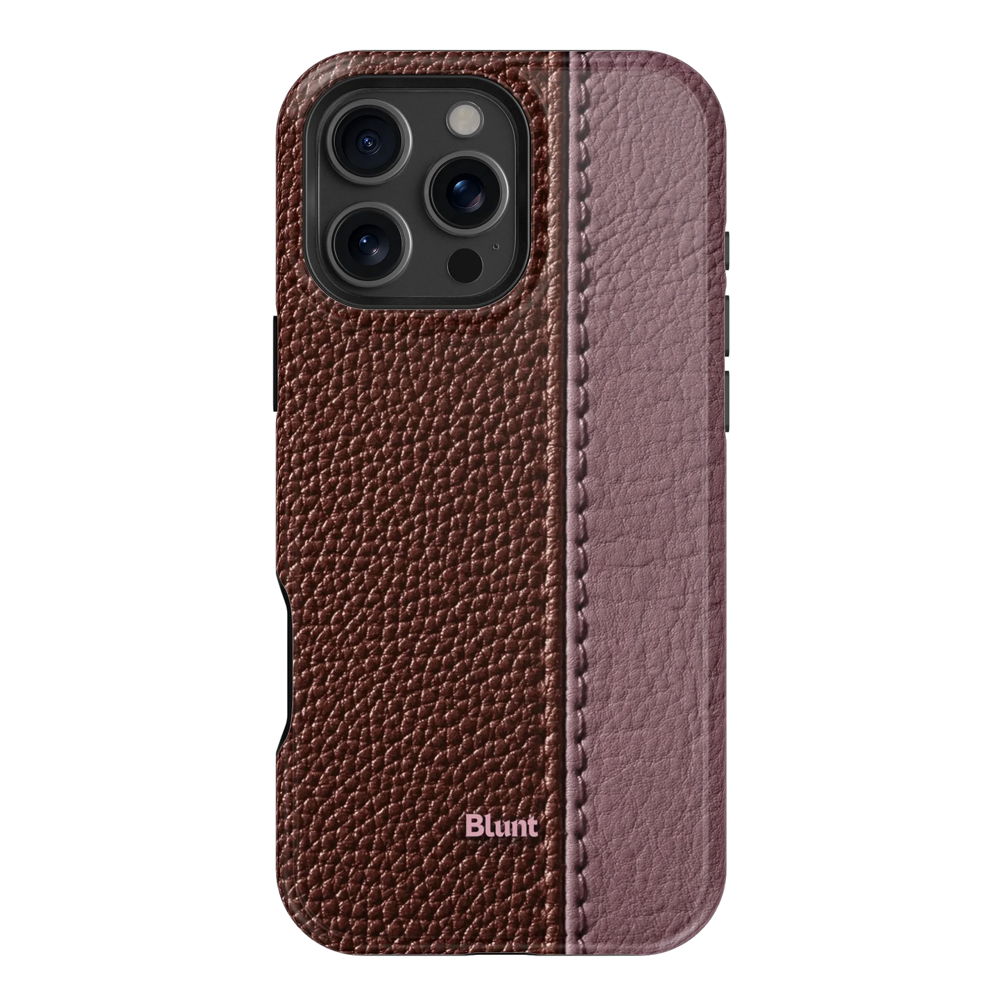 Maroon Grain iPhone Case