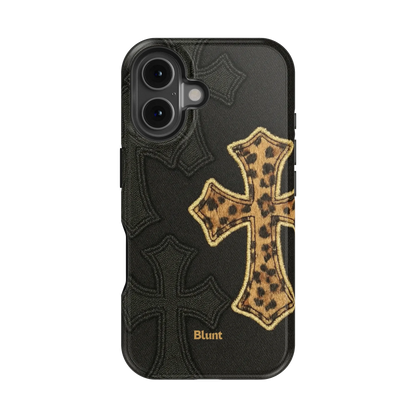 Cheetah Cross iPhone Case