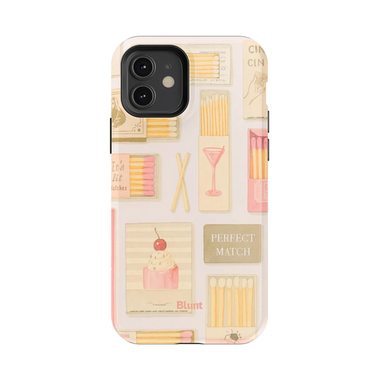 Pink Match iPhone Case