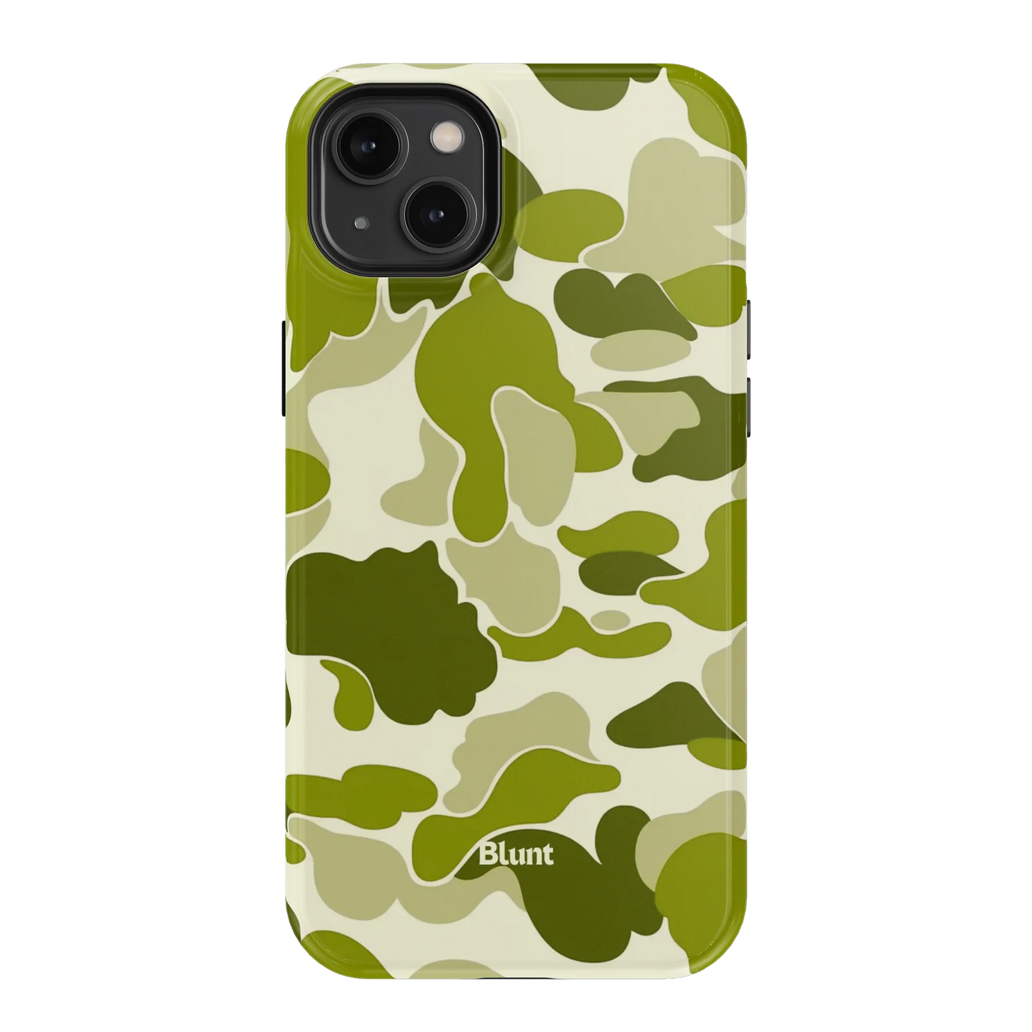 Lime Camo iPhone Case