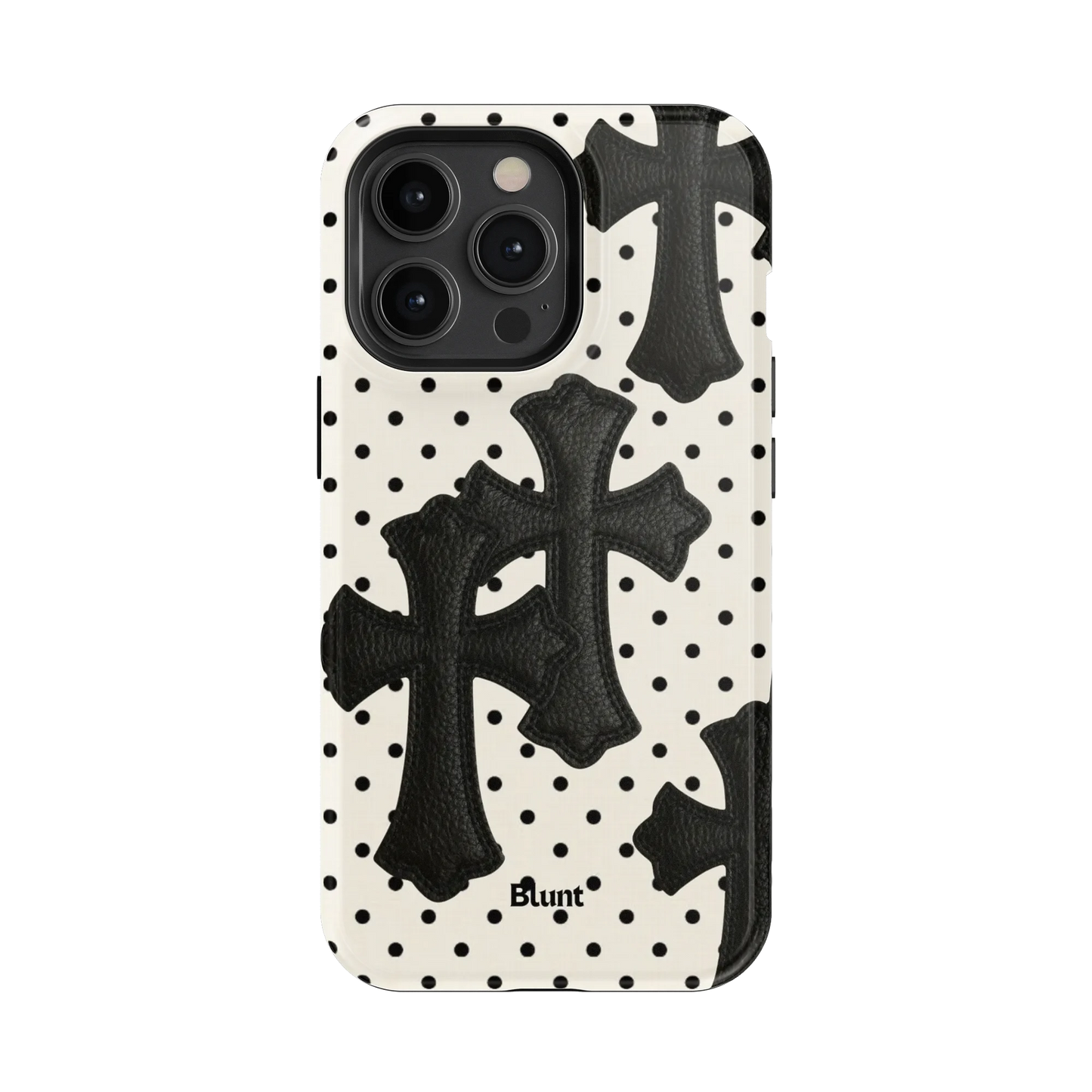 Noir Crosses iPhone Case