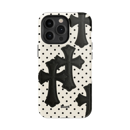 Noir Crosses iPhone Case
