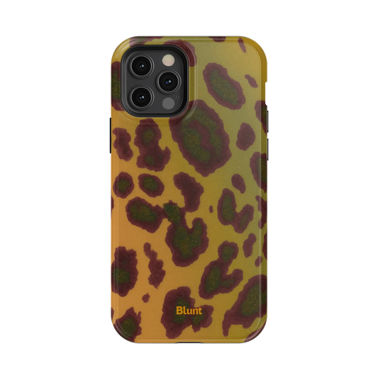 Cranberry Cheetah iPhone Case