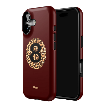 Burgundy Magic 8 iPhone Case