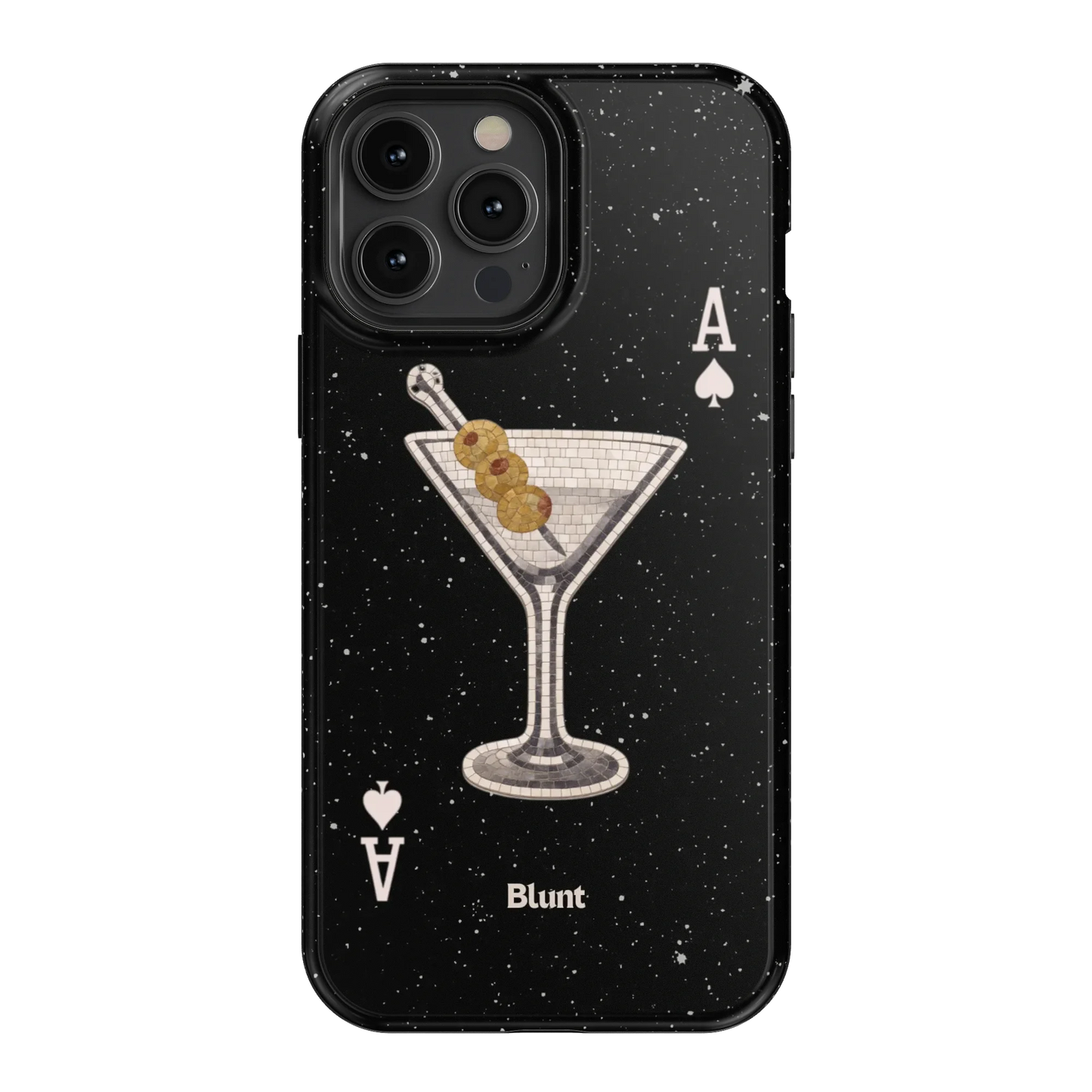 Black Dirty Martini iPhone Case