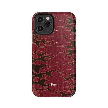 Crimson Fire iPhone Case