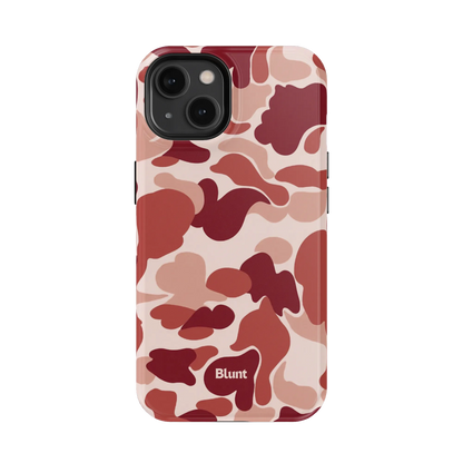 Reddish Camo iPhone Case