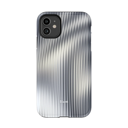 Silver Pulse iPhone Case
