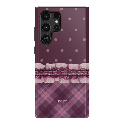 Lilac-Lattice-samsung-case-S22 Ultra-1