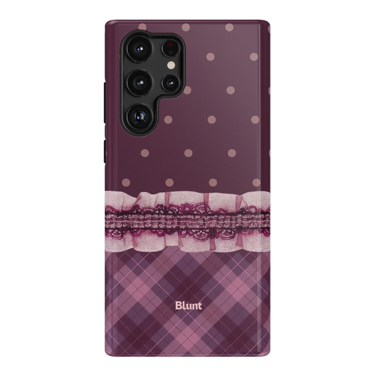 Lilac-Lattice-samsung-case-S22 Ultra-1