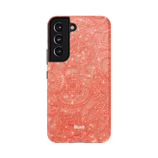 Coral-Glam-samsung-case-Galaxy S22-1