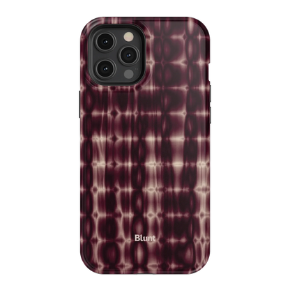 Purple Ripple iPhone Case