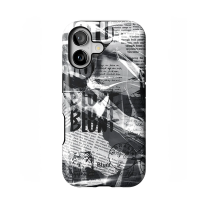 Black Love Letter iPhone Case