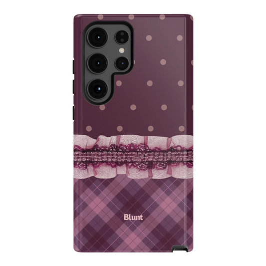 Lilac-Lattice-samsung-case-S24 Ultra-1