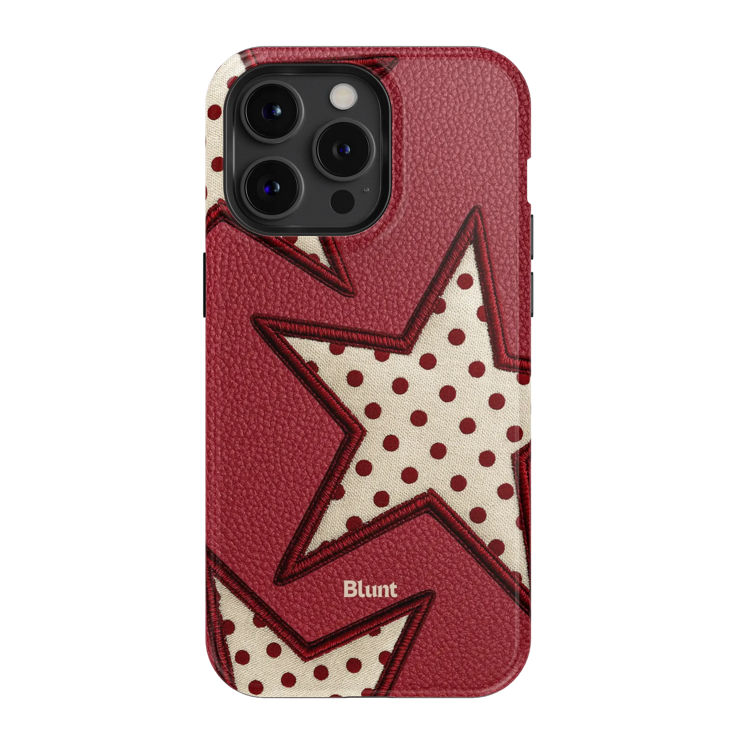 Cherry Polka Star iPhone Case