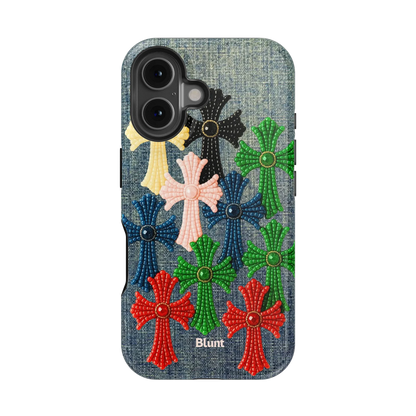 Cross Stitch iPhone Case
