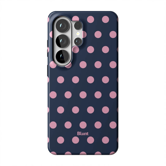 Navy-Polka-samsung-case-Galaxy S26 Ultra-1