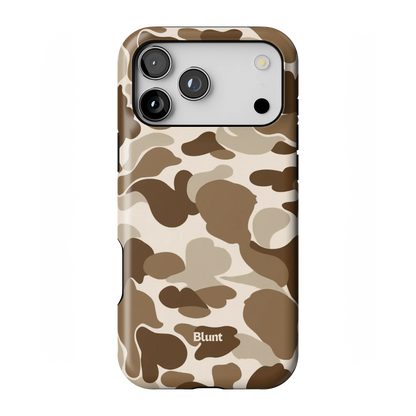 Brown Camo iPhone Case